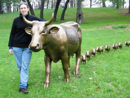 Make Way for Calflings in the Boston Cow Parade
