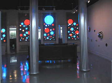 Reflections installation by Gwendolyn Holbrow, Danforth Museum School Gallery, 2007