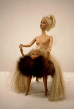 Barbie sculpture by Gwendolyn Holbrow